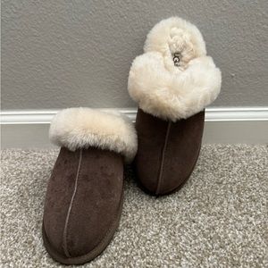 UGG Scuffette II Slipper- Espresso Suede